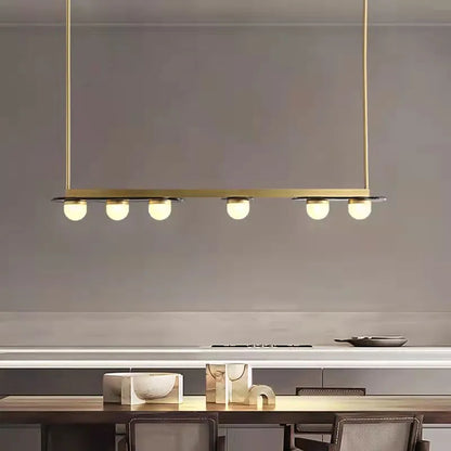 Decorbites™ Graue Glas-LED-Kronleuchter: Moderne Art-Deco-Beleuchtung für Esszimmer, Küche und Salon