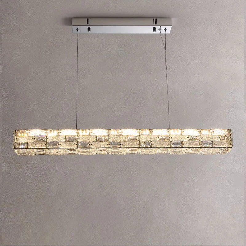 Decorbites™ Golden Crystal Ring Kronleuchter: Luxuriöse Glanz-Deckenbeleuchtung für modernes Wohnzimmer