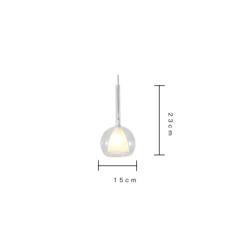 Decorbites™ Designer-Glas-Hängeleuchte für Esszimmer, Küche, Loft und Heimdekoration