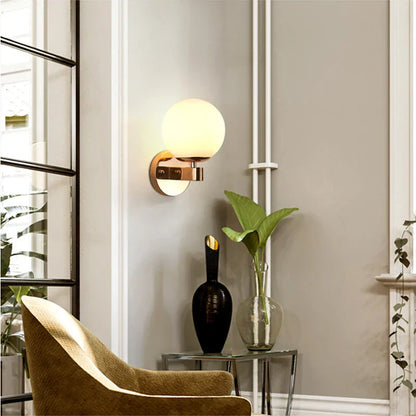 Decorbites™ Eisen-Wandlampe mit Glasball, elegante Wandlampe für Treppen und Lesen im Zuhause