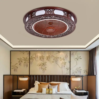 Decorbites™ integrierter unsichtbarer Deckenventilator-Lampen-Kronleuchter für Wohnzimmer, Esszimmer, Schlafzimmer