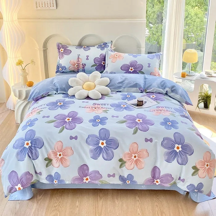 Decorbites™ Baumwoll-Bettwäsche-Set mit Druck für süßen, gemütlichen Schlaf