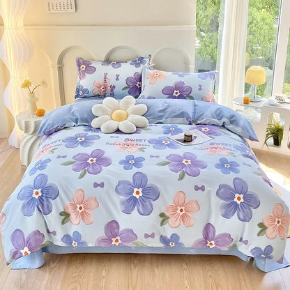 Decorbites™ Baumwoll-Bettwäsche-Set mit Druck für süßen, gemütlichen Schlaf