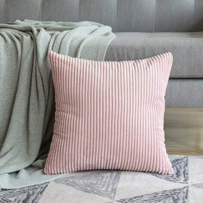 Decorbites™ Kordstoff gestreiftes Kissenbezug 30-60 cm weich bequem Deko-Kissenbezug für Zuhause