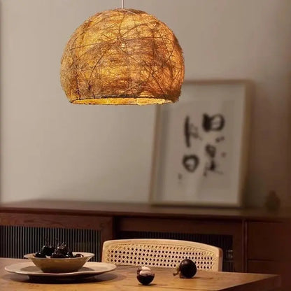 Decorbites™ Handgefertigte Rattan-Bambus-Hängeleuchte für kreative Wohnzimmerbeleuchtung