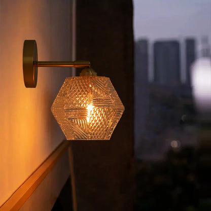 Decorbites™ Bell Glass LED Wandlampe für Wohnzimmer, Badezimmer, Treppenbeleuchtung – Japanischer Vintage-Stil