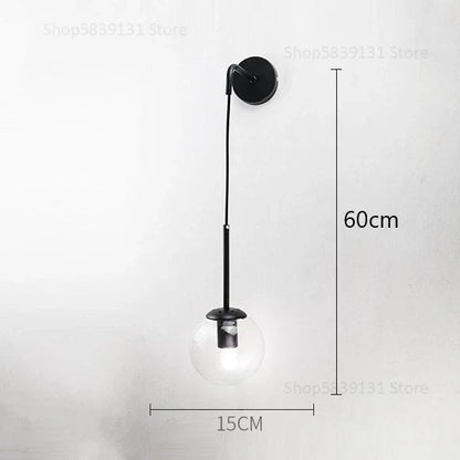 Decorbites™ Glas-Kugeln-Wandlampe – Nordisch-retro LED-Beleuchtungskörper