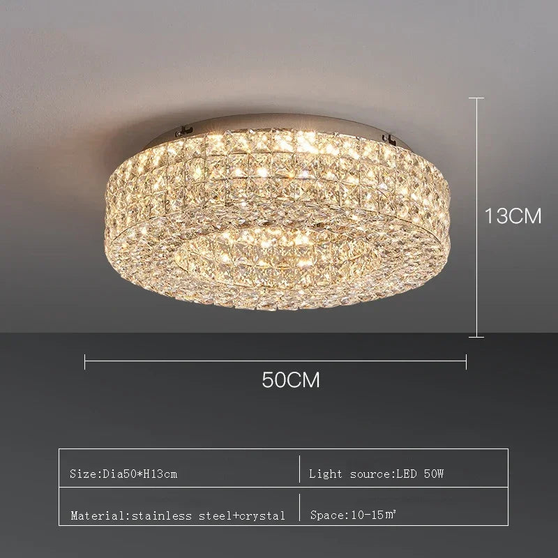 Decorbites™ Crystal-LED-Deckenleuchter: Moderner Luxus für Wohnzimmer, Schlafzimmer und Heimdekoration