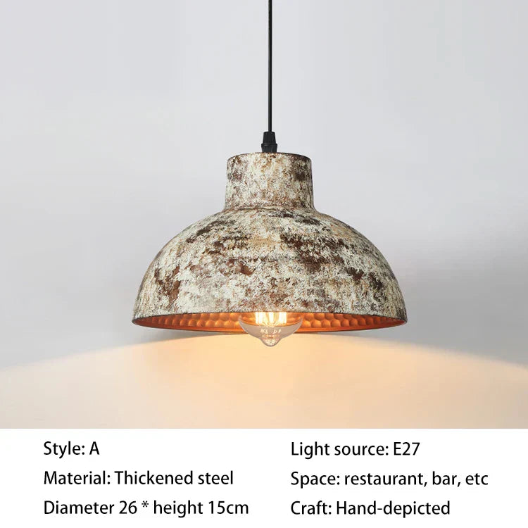 Decorbites™ Industrielle Hängelampe Weiß Vintage-Kronleuchter für Küche und Esszimmer