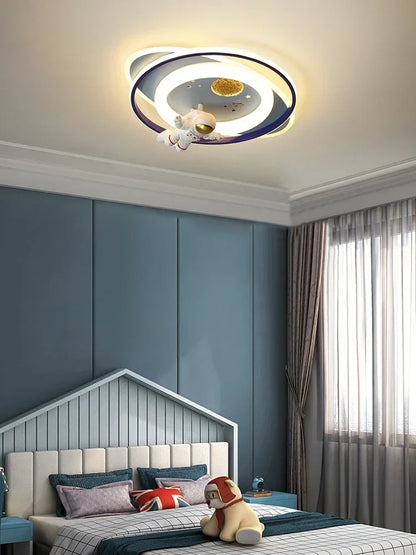 Decorbites™ Astronaut Raumfahrer Rakete Hasen Deckenleuchte Kinderzimmer Leuchte