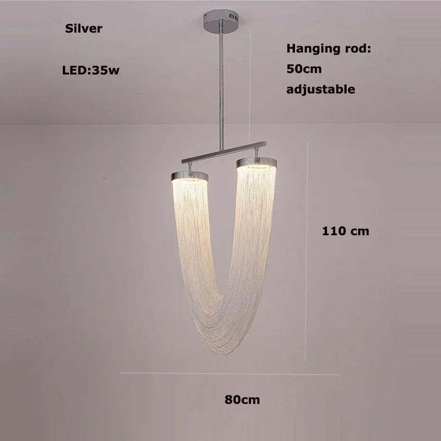 Decorbites™ LED-Aluminium-Deckenleuchter Beleuchtung Hängelampen für Foyer