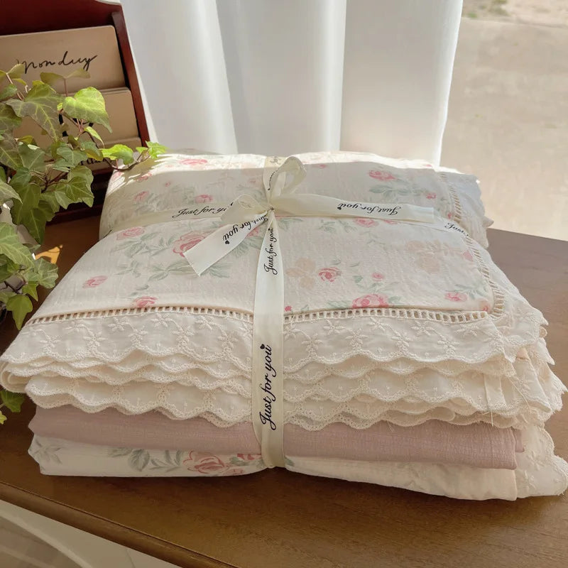 Lace Romantic Comforter Set