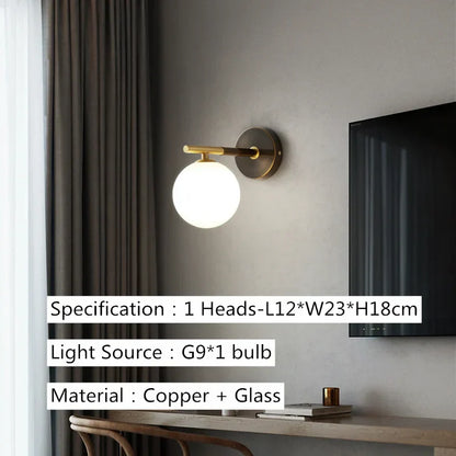Decorbites™ Glas-Kugeln-LED-Deckenleuchter – Moderne nordische Pendelleuchte für das Wohnzimmer