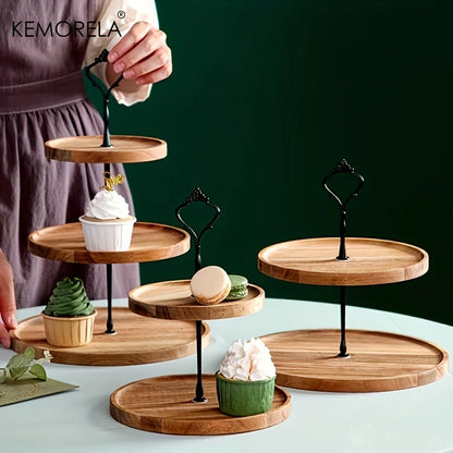 Decorbites™ Zweilagiges/Dreilagiges Trockenfrucht-Tablett – Elegantes Serviergeschirr für Desserts und Snacks