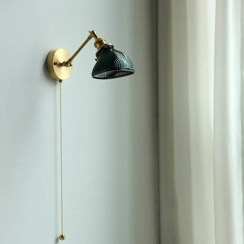 Decorbites™ LED-Wandleleuchte aus klarem Glas, drehbar nach oben und unten, ideal für Esszimmer, Badezimmer