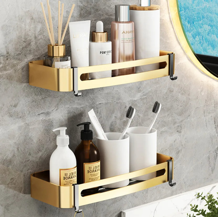 Gold Triangle Corner Shelf