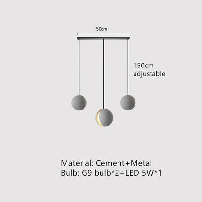 Decorbites™ Industrielle Vintage-Zement-Pendant-Lampe für Zuhause, Esszimmer, Küche