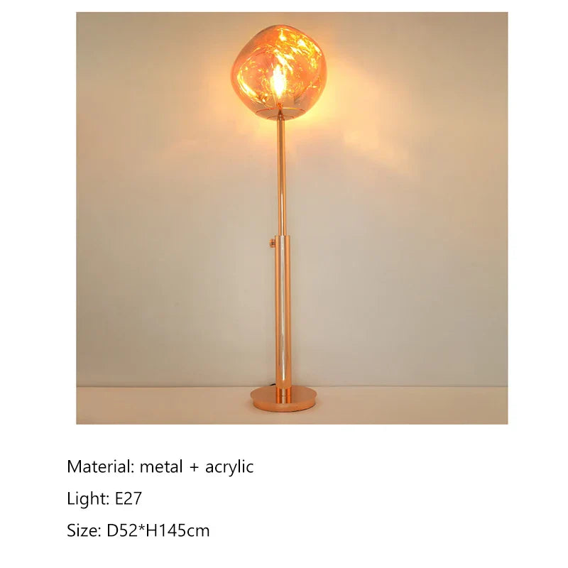 Decorbites™ LED-Lavalampe für den Boden im nordischen Minimalismus-Stil Innenbeleuchtung für Raum und Schlafzimmer Stehlampe