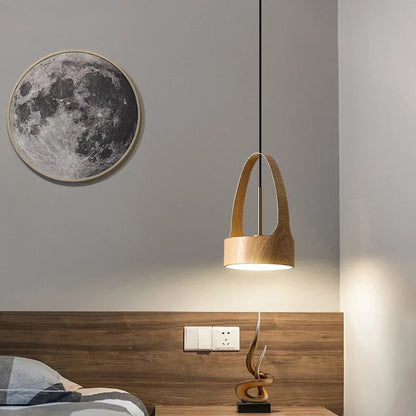 Decorbites™ LED-Holzmaserung-Kronleuchter für Ambiente im Esszimmer, Wohnzimmer und Schlafzimmer
