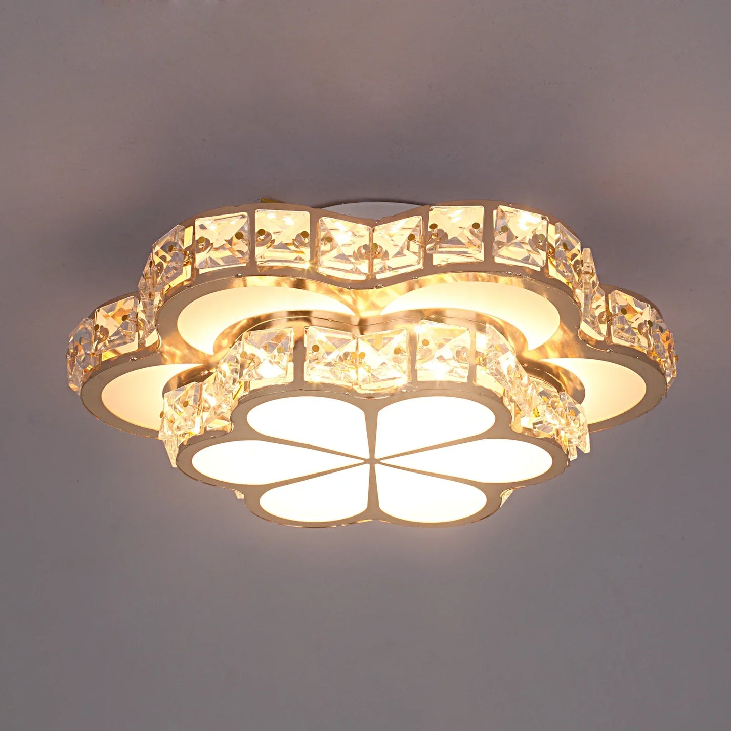 Decorbites™ Kristall-LED-Kronleuchter Deckenleuchte Modern Elegantes Innenraum-Dekor-Leuchten
