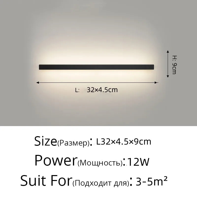 Decorbites™ Acryl-LED-Wandleuchten mit Haken für Schlafzimmerregale & Hintergrundwanddekoration