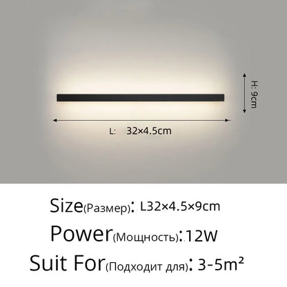 Decorbites™ Acryl-LED-Wandleuchten mit Haken für Schlafzimmerregale & Hintergrundwanddekoration