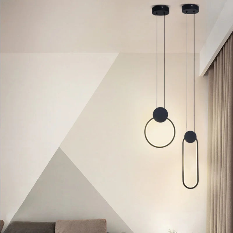 DecorBites™ Crystal LED Pendant Lights for Modern Home Decor and Lighting