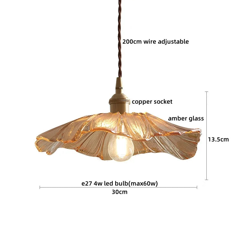Decorbites™ Klar-Glas-LED-Pendelleuchte | Nordische Hängelampe für Küche, Wohnzimmer
