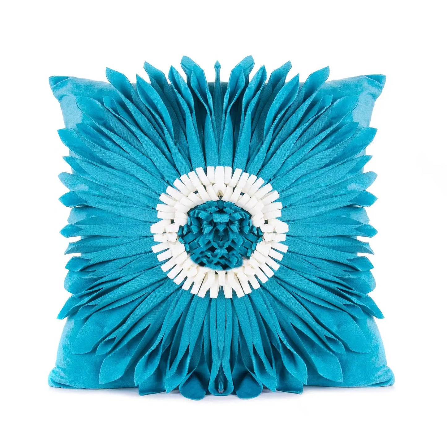 Decorbites™ Geometrisches Tufted Quasten Kissenbezug aus Baumwoll-Leinen Herbst-Kissenbezug
