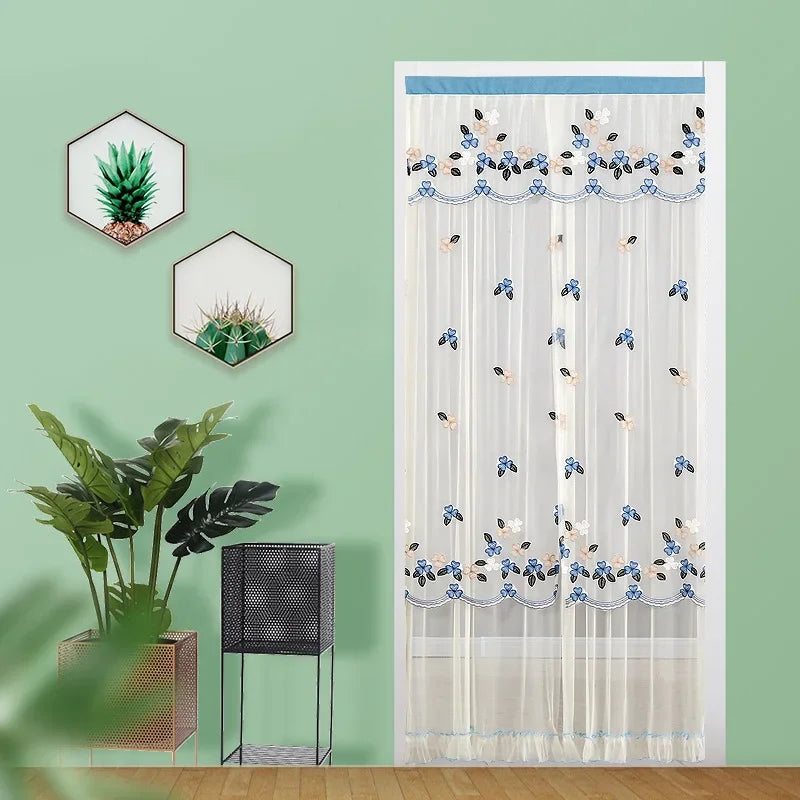 Lace Embroider Door Curtain