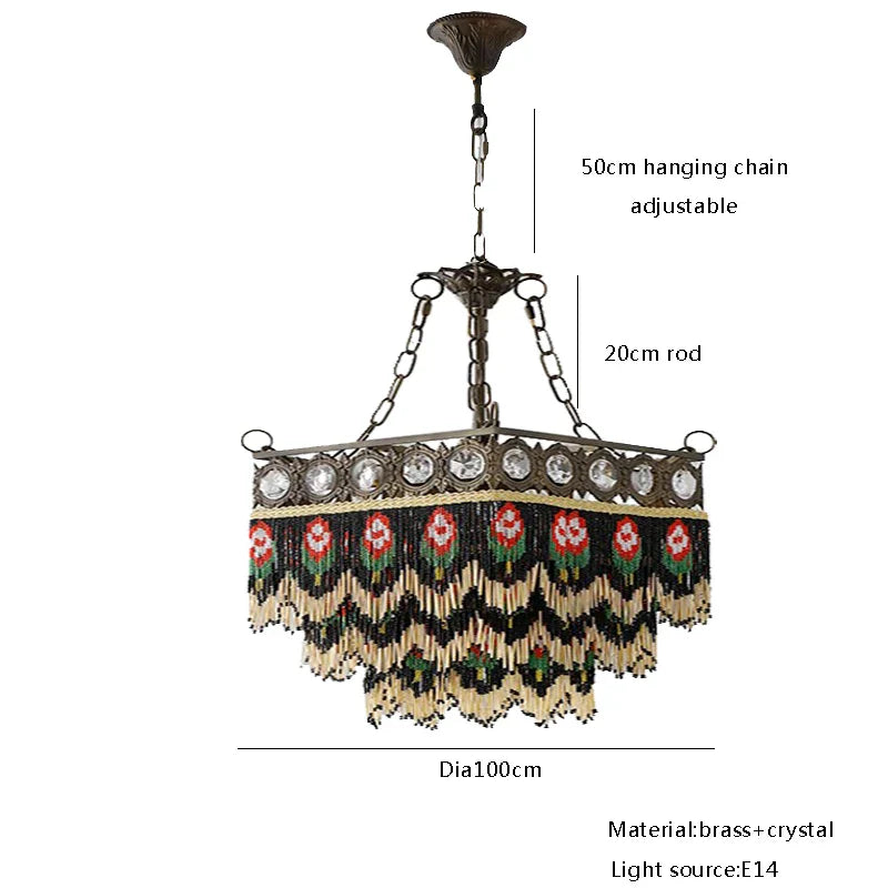 Decorbites™ Französischer Messing-Kristall-Deckenleuchter | Klassische Europäische Hängeleuchten