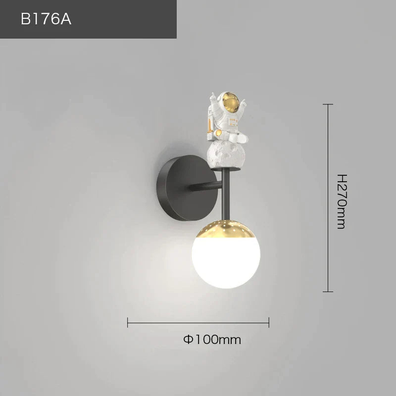 Astronaut Wall Light Fixture