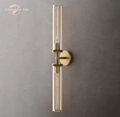 DecorBites™ Knurled Linear Glass Sconce LED Wall Lamp for Modern Lighting Décor