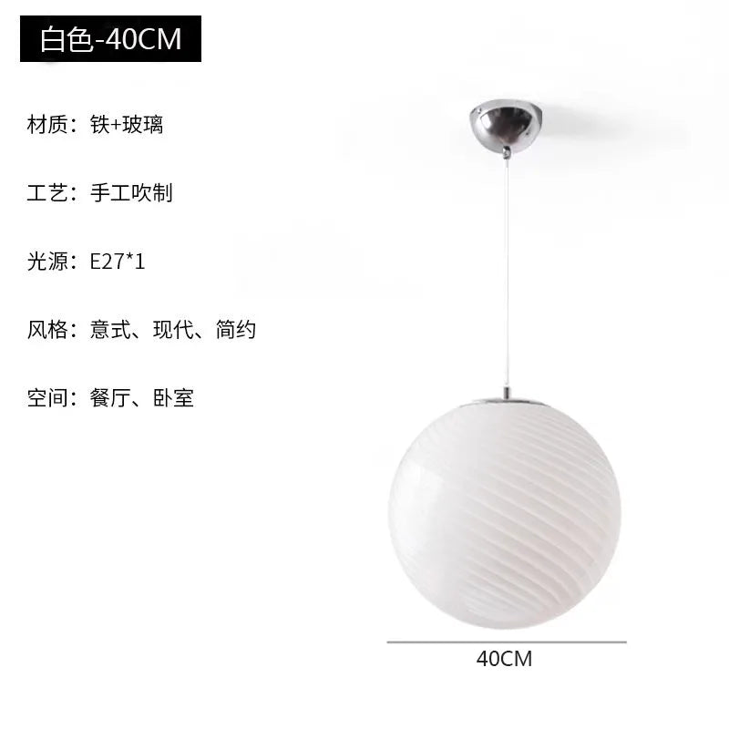 Decorbites™ Glas-Hängeleuchten LED E27 für Esszimmer und Schlafzimmer