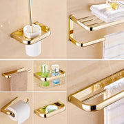 Gold Brass Bath Hardware