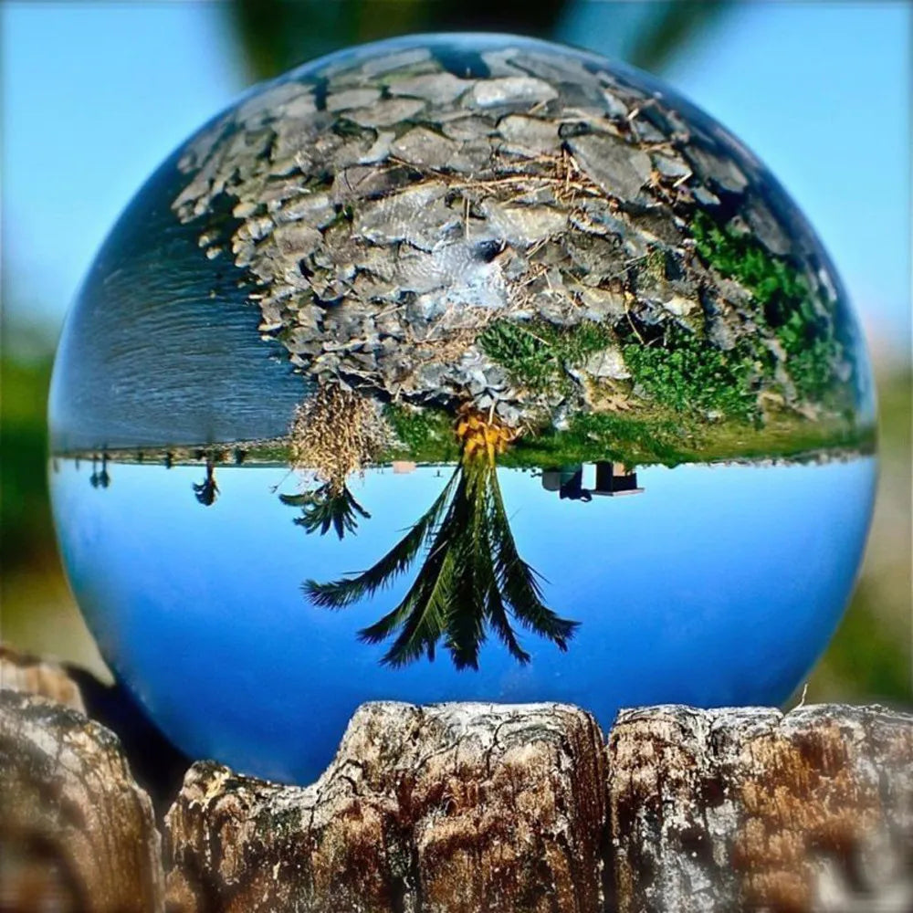 Decorbites™ Glas-Kristallkugel 4 cm verspiegelte Fotografie-Requisite Fengshui-Heimdekoration