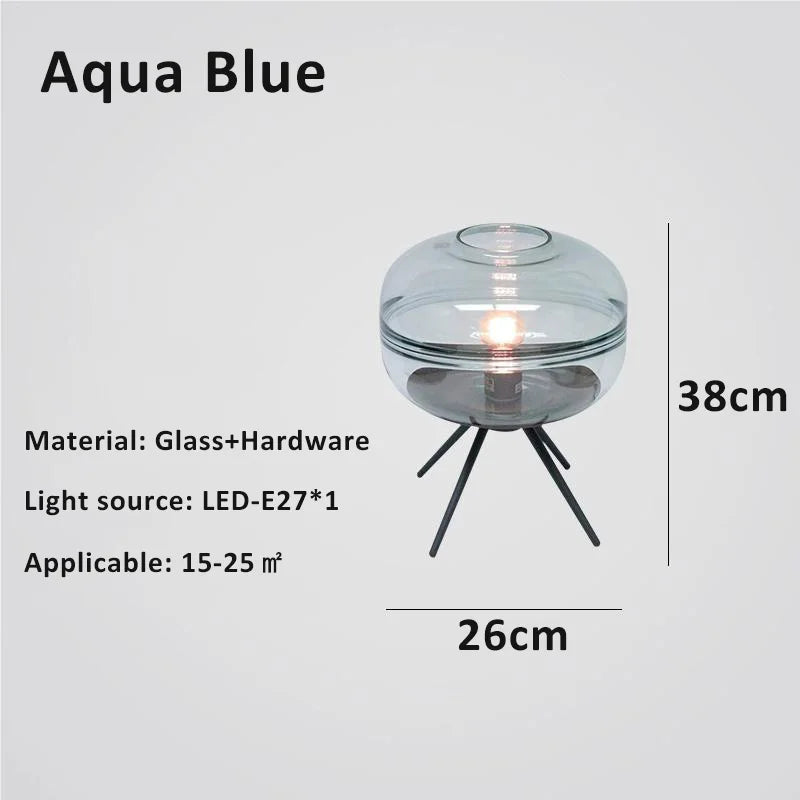 Decorbites™ Glas-Schreibtisch: Modern dekorativer LED-Wohnzimmer-Schlafzimmer kreativer Glas-Dekor-Schreibtisch
