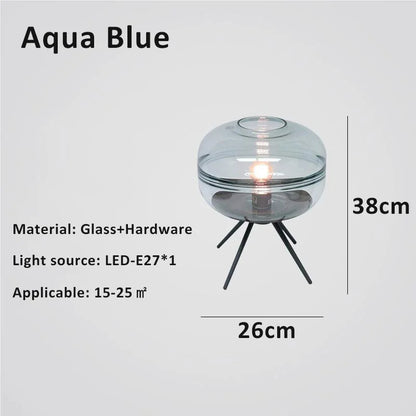 Decorbites™ Glas-Schreibtisch: Modern dekorativer LED-Wohnzimmer-Schlafzimmer kreativer Glas-Dekor-Schreibtisch