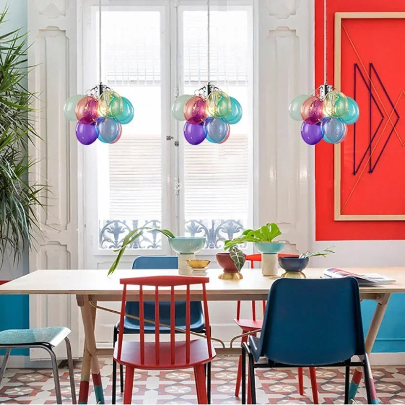 Decorbites™ Glas-Blase-Kronleuchter-Hängeleuchte für Wohnzimmer & Schlafzimmer