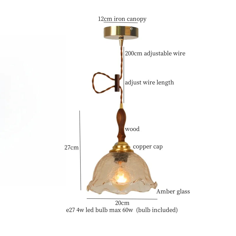 Decorbites™ Gesprungene Glas LED-Hängeleuchten für Heimdekoration, Restaurant, Wohnzimmer, Küche