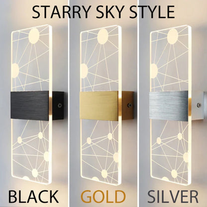 Decorbites™ Acryl-Touch-Sensor-LED-Wandleuchte, moderne Wandlampen, 6W Innenbeleuchtung für die Hausdekoration