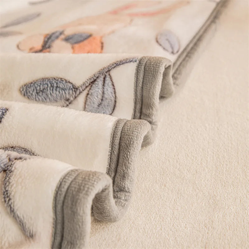 Decorbites™ Doppelseitige Karo-Fleece-Decke - Winteressentiell für das Schlafzimmer
