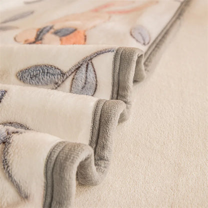 Decorbites™ Doppelseitige Karo-Fleece-Decke - Winteressentiell für das Schlafzimmer