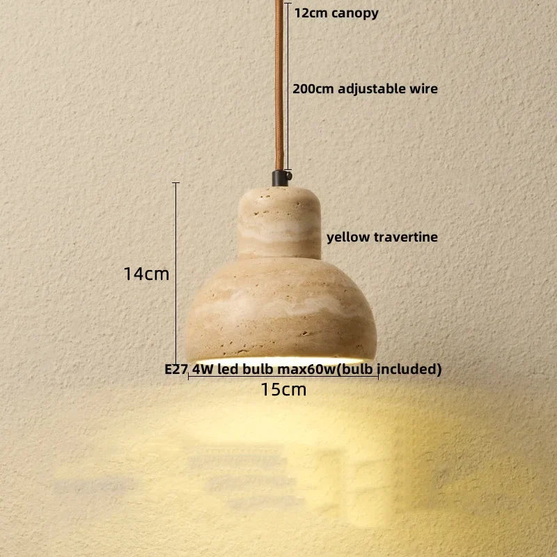 Black Wabi Sabi Pendant