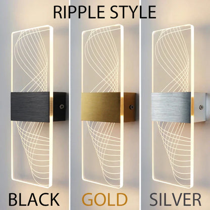 Decorbites™ Acryl-Touch-Sensor-LED-Wandleuchte, moderne Wandlampen, 6W Innenbeleuchtung für die Hausdekoration