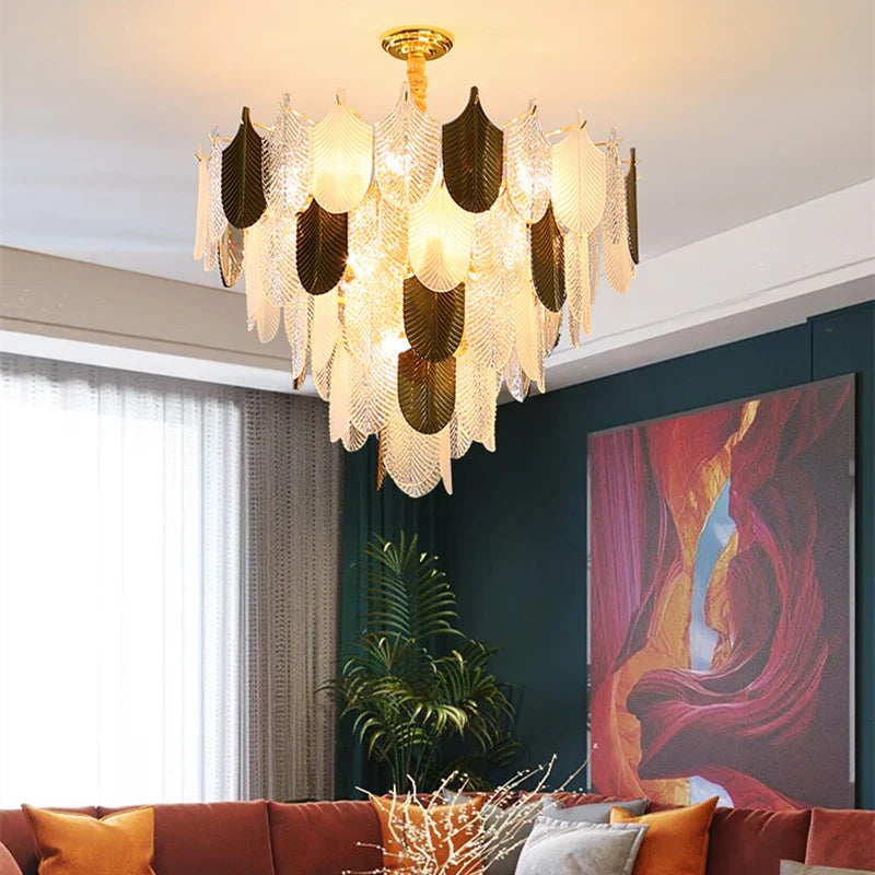 Decorbites™ Elegante Glas-Deckenleuchter: Schlafzimmer Wohnzimmer Beleuchtung Pendelleuchte
