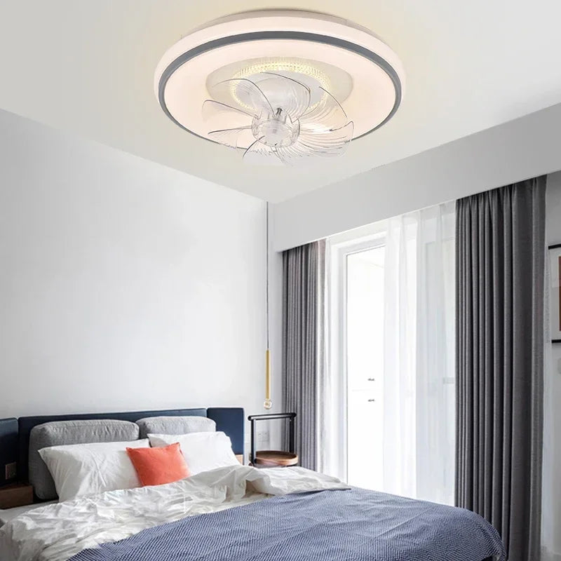 Decorbites™ LED-Deckenventilator: Modernes skandinavisches unsichtbares Design für Wohnzimmer, Schlafzimmer und Restaurant