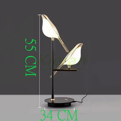 Decorbites™ Crow LED Stehlampen - Nordisch Minimalistisches Elster-Vogel-Tischlicht