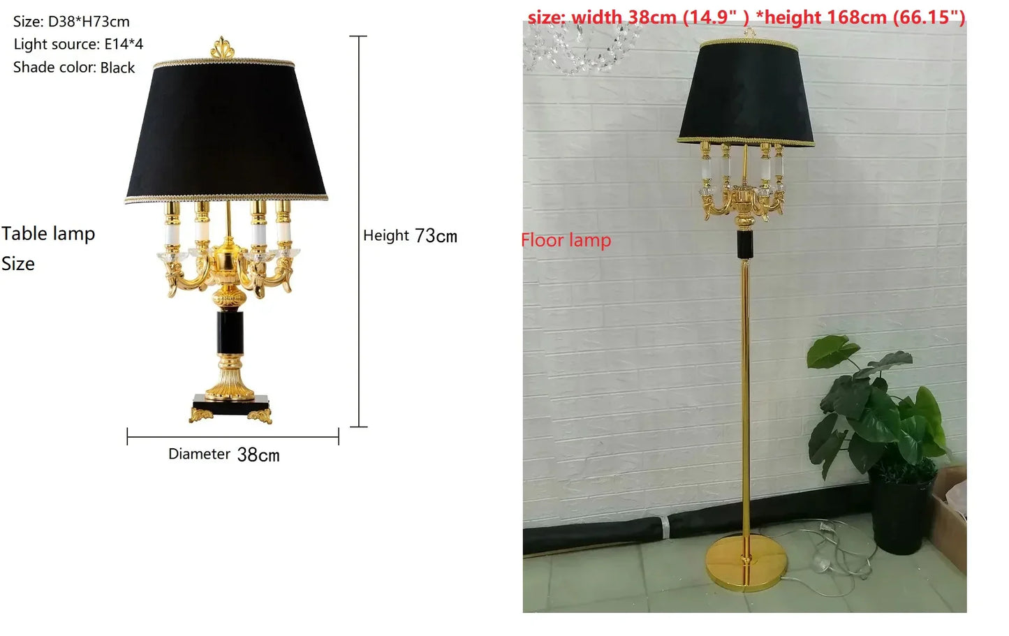DecorBites™ Crystal Black Table Lamp - Modern Luxury Bedroom Decor