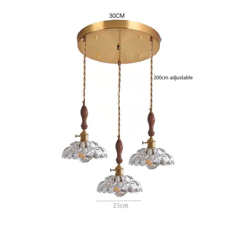 Glass Vintage Pendant Lamp
